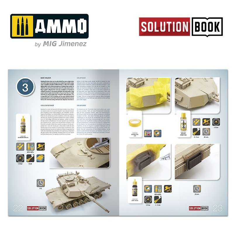 AMMO MIG 6512 How to Paint Modern US Military Sand Scheme SOLUTION BOOK