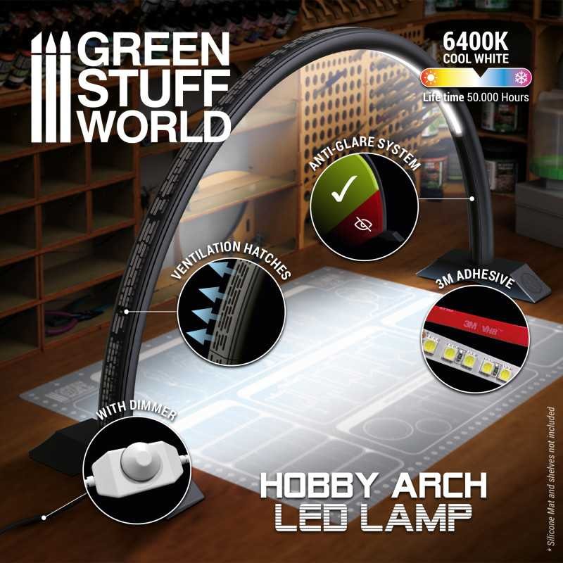 GREEN STUFF WORLD 11060 Hobby Arch LED Lamp Darth Black - KEMER LED LAMBA SİYAH