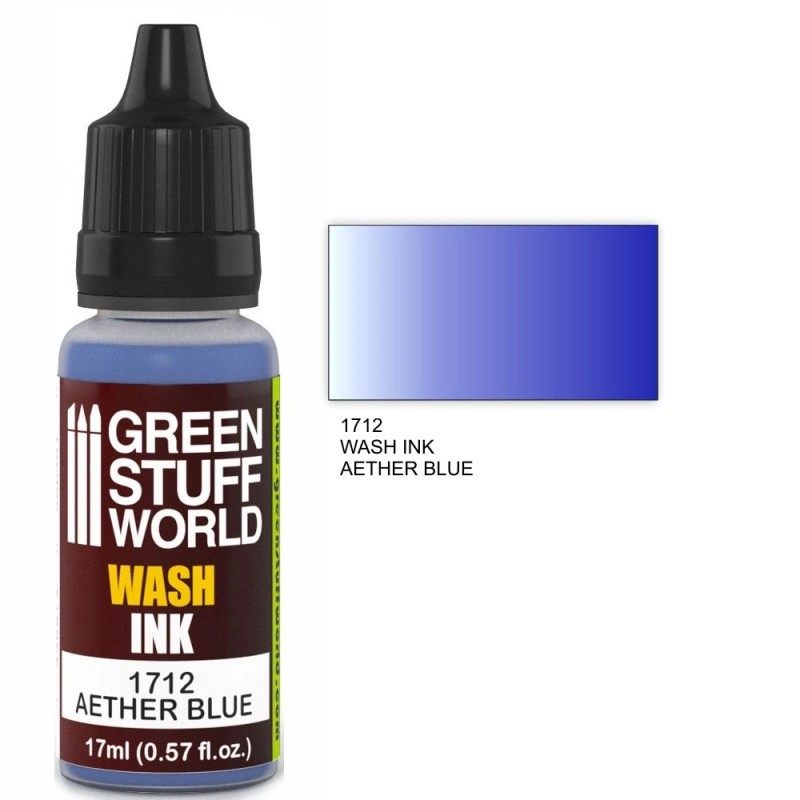 GREEN STUFF WORLD 1712 Wash Ink AETHER BLUE - YIKAMA EFEKTİ BOYASI