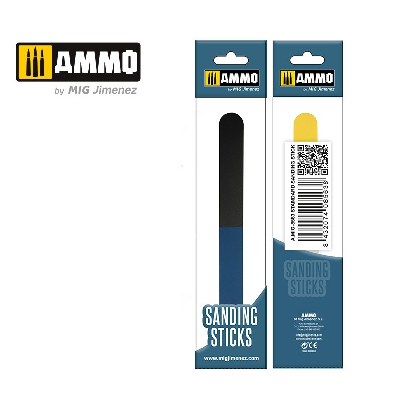 AMMO MIG 8563 Sanding Stick Standard - Çok Yüzlü Zımpara