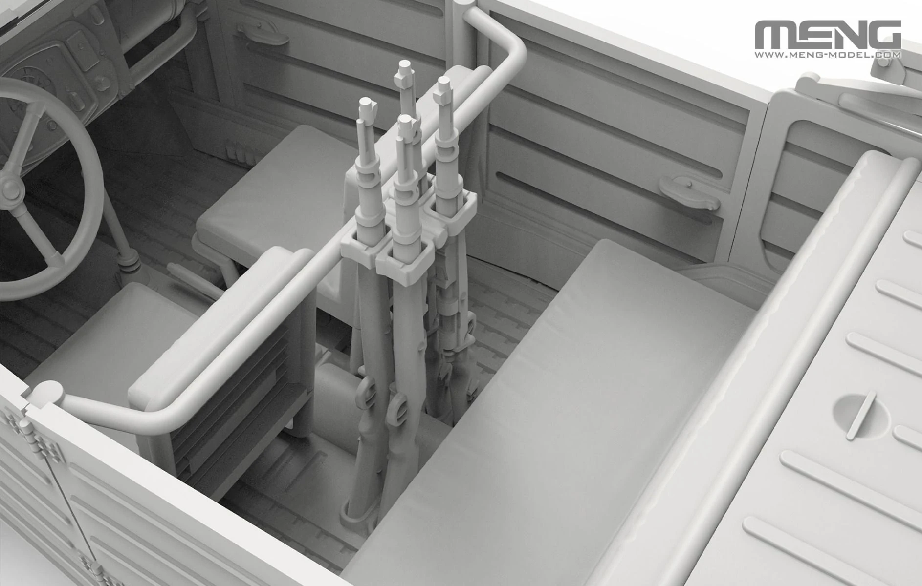 MENG VS-016 1/35 German Pkw.K1 Type 82 (Eastern Front) ASKERİ ARAÇ MAKETİ