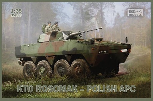 IBG MODELS 35033 1/35 KTO ROSOMAK POLISH APC MODERN POLONYA ZIRHLI MUHAREBE ARAZI MAKETİ