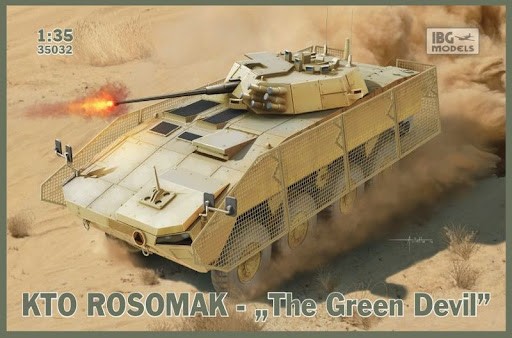 IBG MODELS 35032 1/35 KTO ROSOMAK "THE GREEN DEVIL" MODERN POLONYA ZIRHLI MUHAREBE ARACI MAKETİ