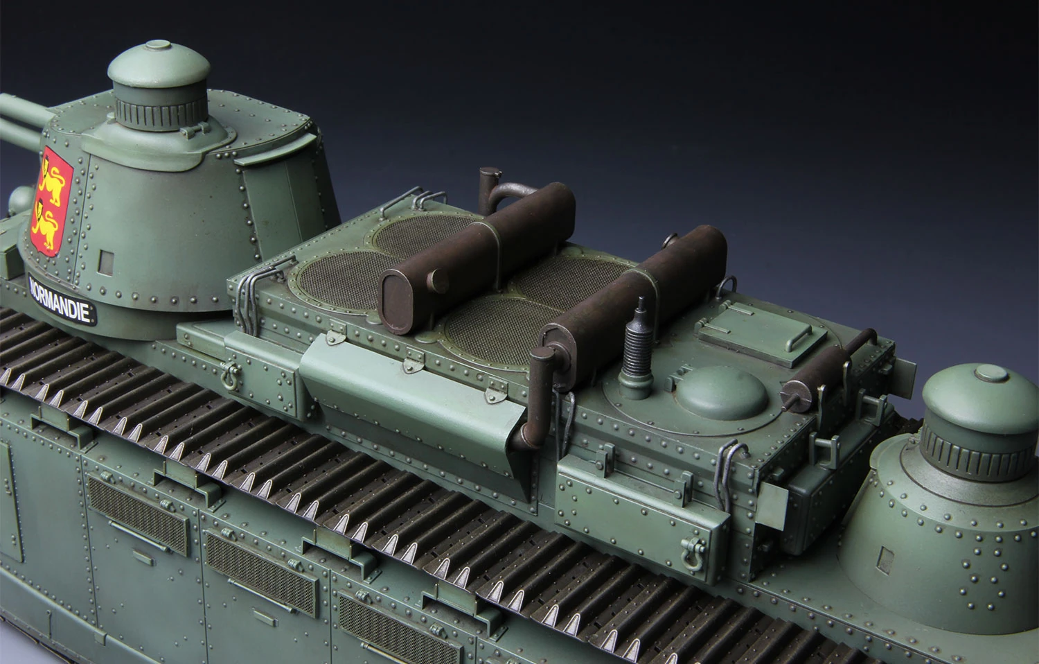 MENG TS-009 1/35 FRENCH SUPER HEAVY TANK CHAR 2C FRANSIZ TANK MAKETİ