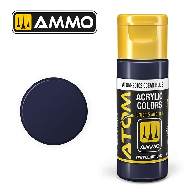 AMMO MIG ATOM 20102 Ocean Blue AKRİLİK MAKET BOYASI