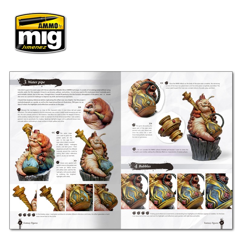AMMO MIG 6125 Painting Secrets for Fantasy Figures English FİGÜR BOYAMA TEKNİKLERİ KİTABI