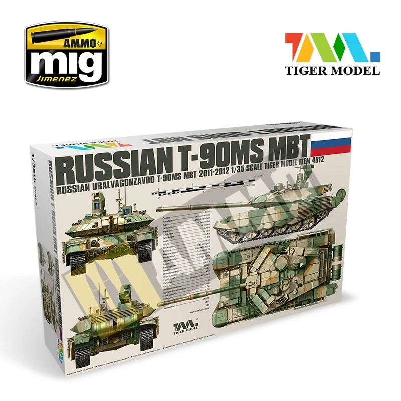 TIGER MODELS 4612 1/35 T-90MS MBT TANK MAKETİ