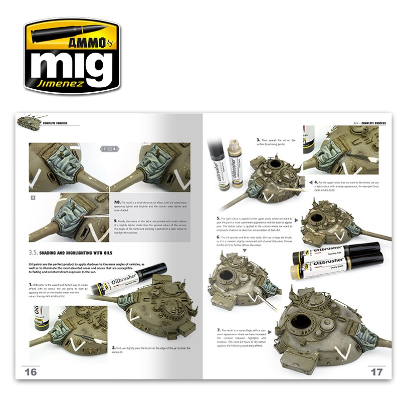 AMMO MIG 6155 ENCYCLOPEDIA OF ARMOUR MODELLING TECHNIQUES – Vol. Extra Complete Process English