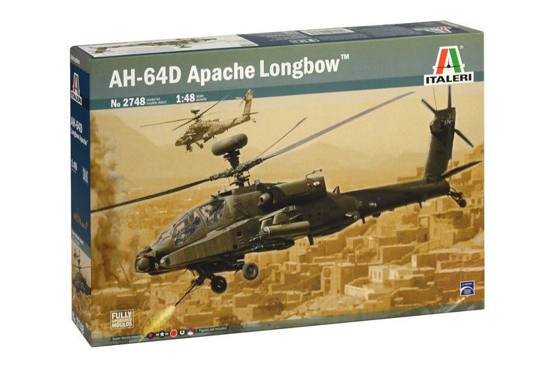 ITALERI 2748 1/48 AH 64D APACHE LONGBOW SALDIRI HELİKOPTERİ MAKETİ