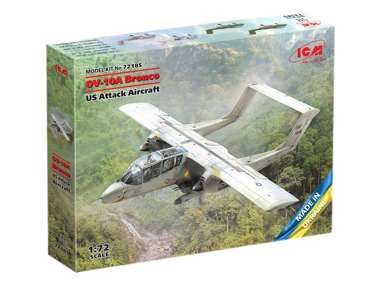 ICM 72185 1/72 OV-10А Bronco ASKERİ UÇAK MAKETİ