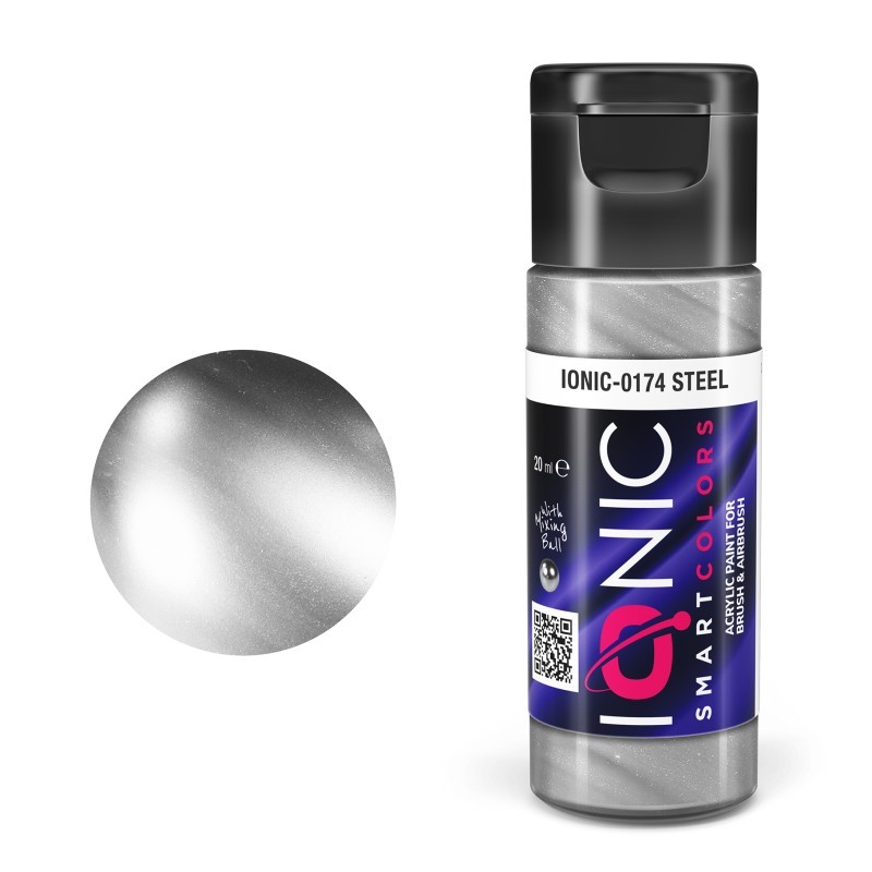 AMMO MIG IONIC 0174 Steel AKRİLİK MAKET BOYASI