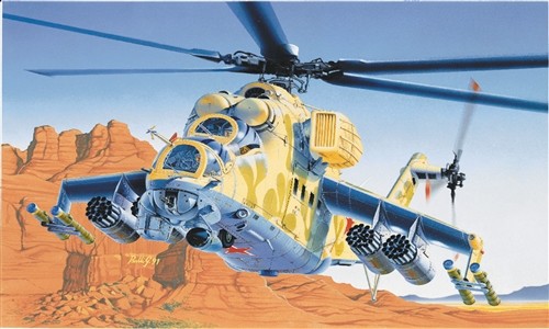 ITALERI 0014 1/72 MIL-24 HIND D/E SALDIRI HELİKOPTERİ MAKETİ