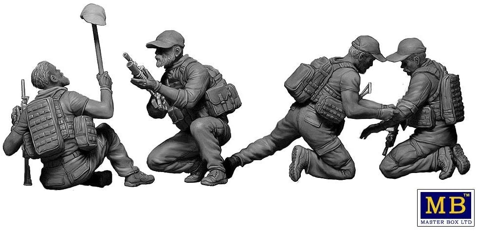 MASTER BOX 1/35 35207 Figure “Danger Close”. Special Operations Team, Present Day