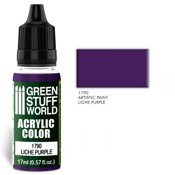 GREEN STUFF WORLD 1790 Acrylıc Color LICHE PURPLE MAKET BOYASI