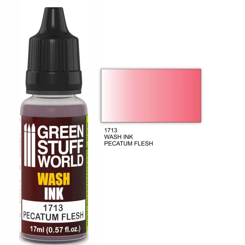 GREEN STUFF WORLD 1713 Wash Ink PECATUM FLESH -YIKAMA EFEKTİ BOYASI