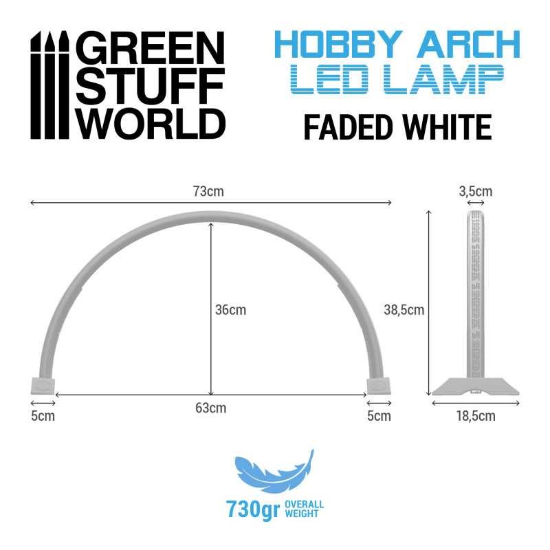 GREEN STUFF WORLD 11061 Hobby Arch LED Lamp Faded White - KEMER LED LAMBA BEYAZ