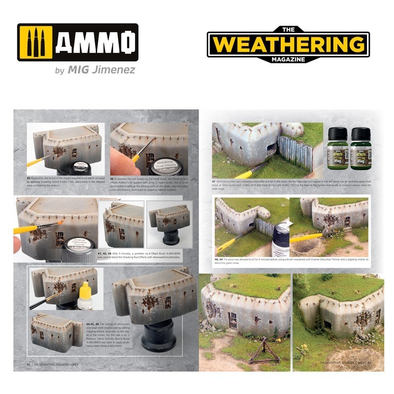 AMMO MIG 4534 THE WEATHERING MAGAZINE #35 – Grey ENGLISH