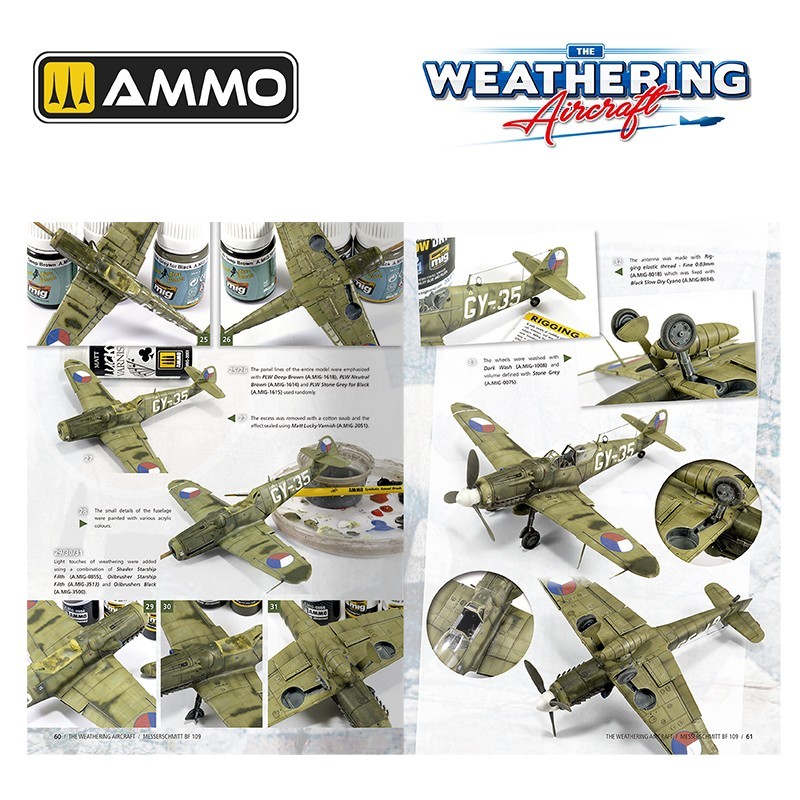 AMMO MIG 5224 THE WEATHERING AIRCRAFT #24 - Messerschmitt Bf 109