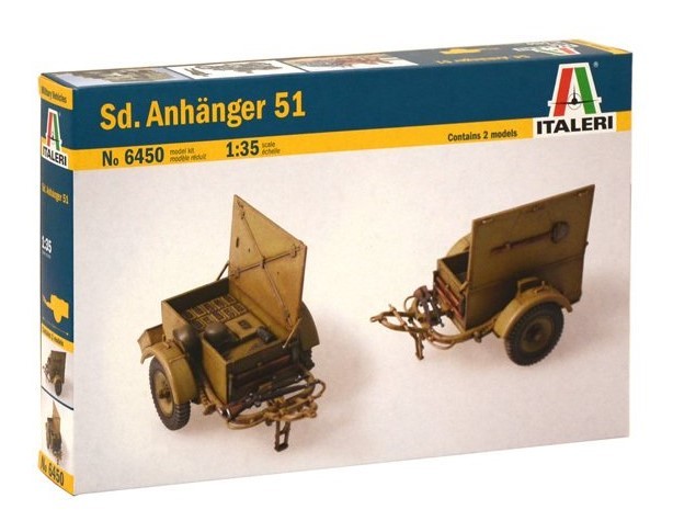 ITALERI 6450 1/35 SD. ANHANGER 51 ASKERİ KARA ARACI MAKETİ