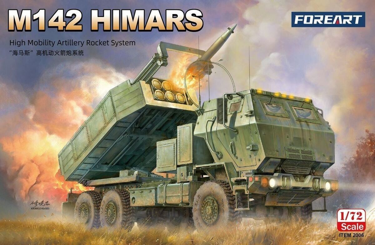 FOREART MODEL 2006 1/72 M142 HIMARS HIGH MOBILITY ARTILLERY ROCKET SYSTEM KUNDAĞI MOTORLU ROKET ATAR MAKKETİ