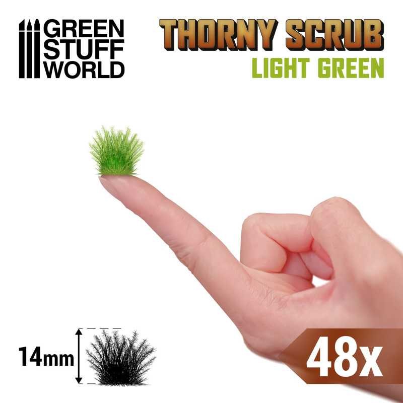 GREEN STUFF WORLD 11499 Thorny Scrubs - LIGHT GREEN - ACIK YEŞİL