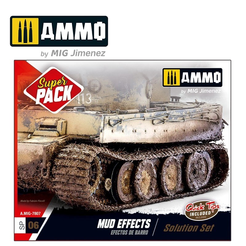 AMMO MIG 7807 SUPER PACK MUD EFFECTS ÇAMUR EFEKTLERİ SETİ