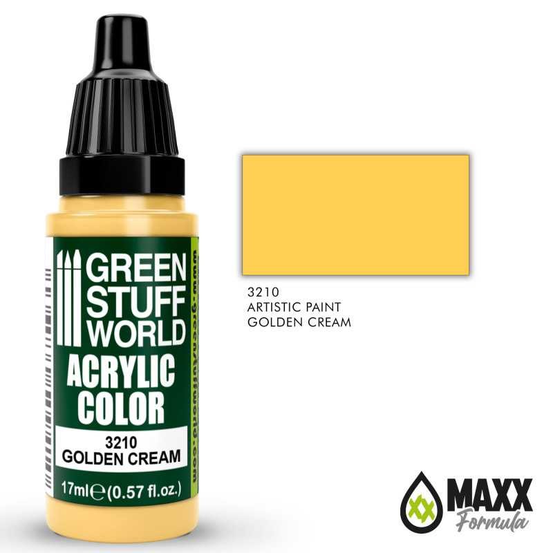 GREEN STUFF WORLD 3210 Acrylic Color GOLDEN CREAM MAKET BOYASI