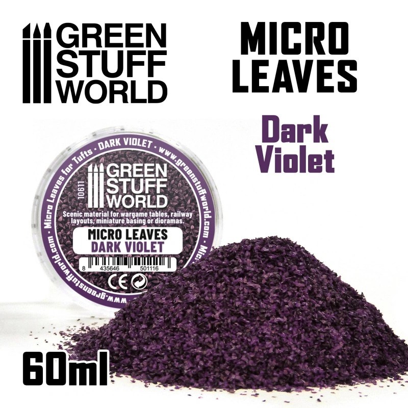 GREEN STUFF WORLD 10611 Micro Leaves - Dark Violet Mix