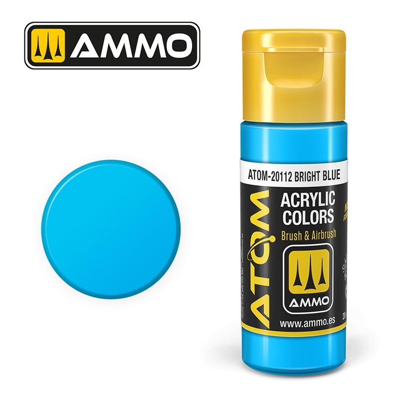 AMMO MIG ATOM 20112 Bright Blue AKRİLİK MAKET BOYASI