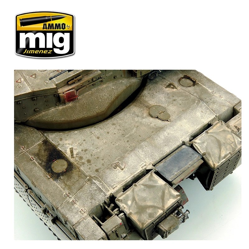 AMMO Mig 2035 ANTI-SLIP PASTE - BROWN COLOR FOR 1/35