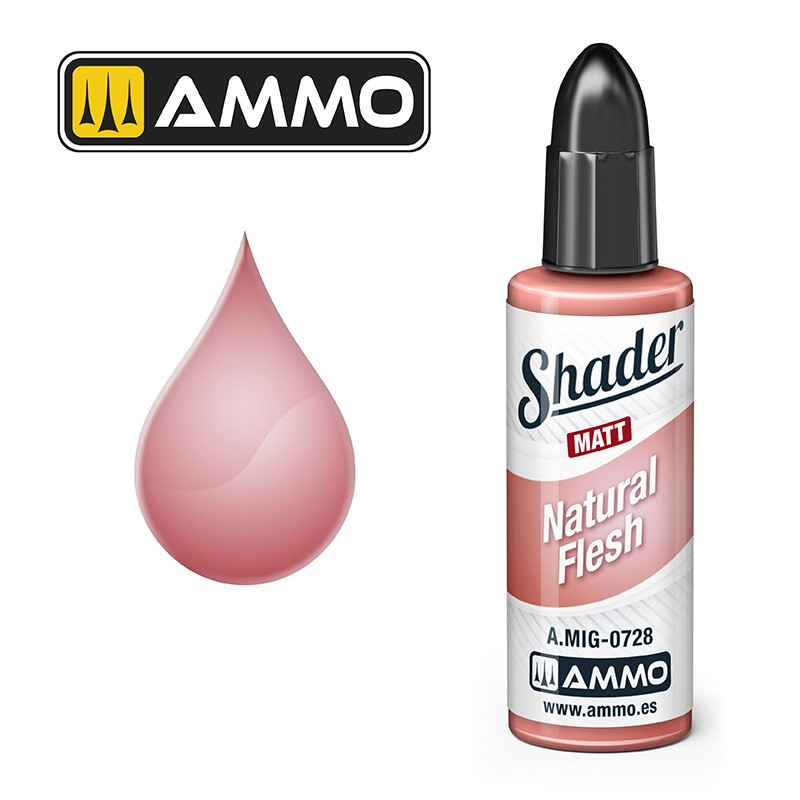 AMMO MIG 0728 MATT SHADER Natural Flesh GÖLGELEME EFEKT BOYASI