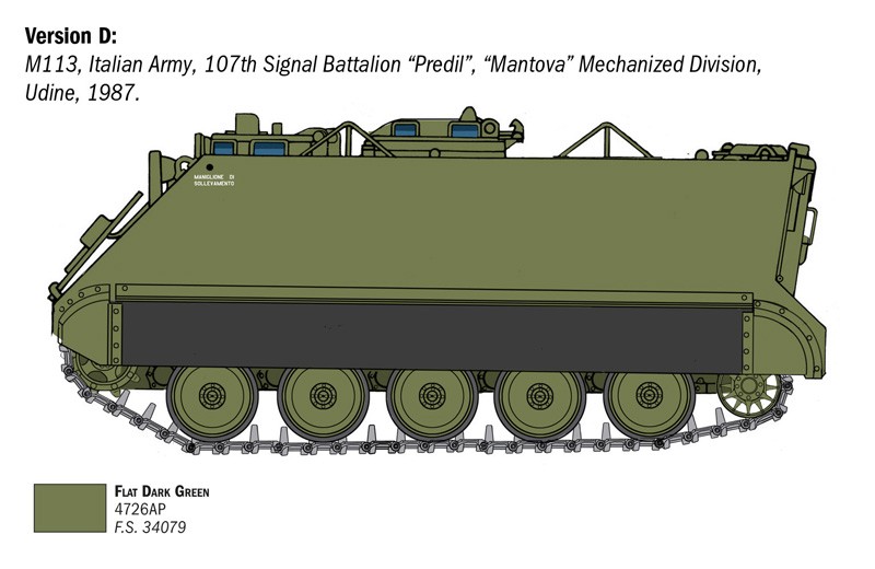 ITALERI 6753 1/35 M113A1 APC ZIRHLI PERSONEL TAŞIYICI MAKETİ
