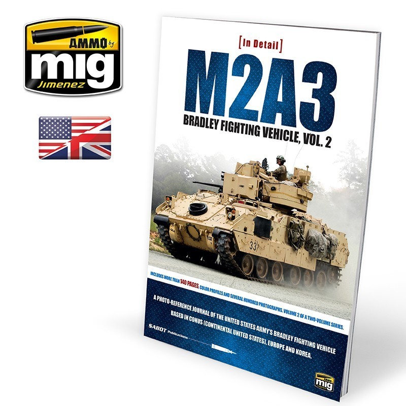 AMMO MIG 5952  M2A3 Bradley Fighting Vehicle in Europe Vol. 2 REFERANS FOTOĞRAFLARI KİTABI