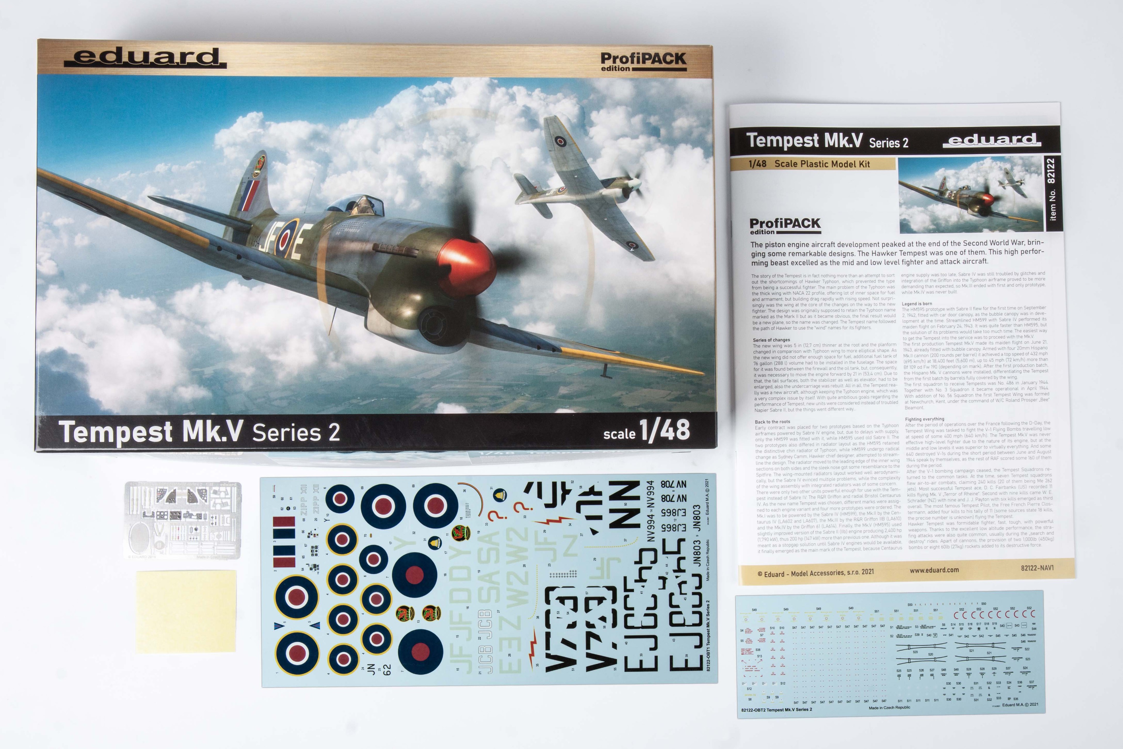 EDUARD 82122 1/48 Tempest Mk. V series 2 SAVAŞ UÇAĞI MAKETİ