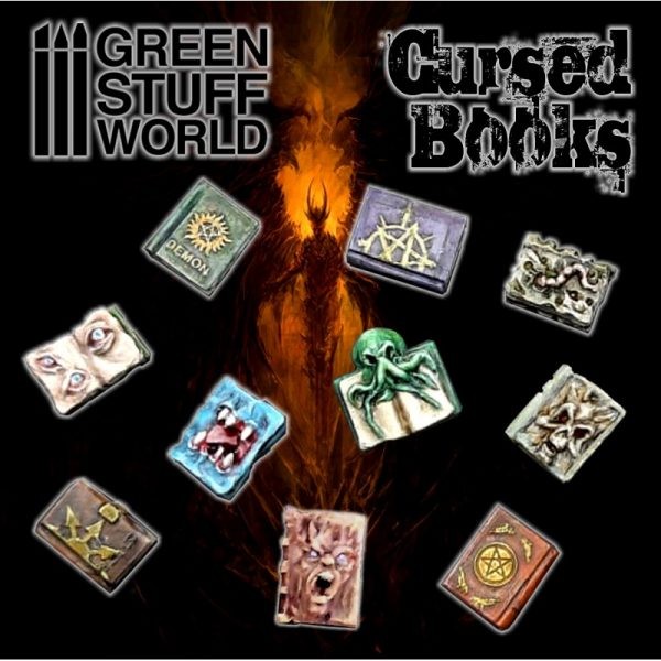 GREEN STUFF WORLD 2013 RESİN CURSED BOOKS – REÇİNE LANETLİ KİTAPLAR