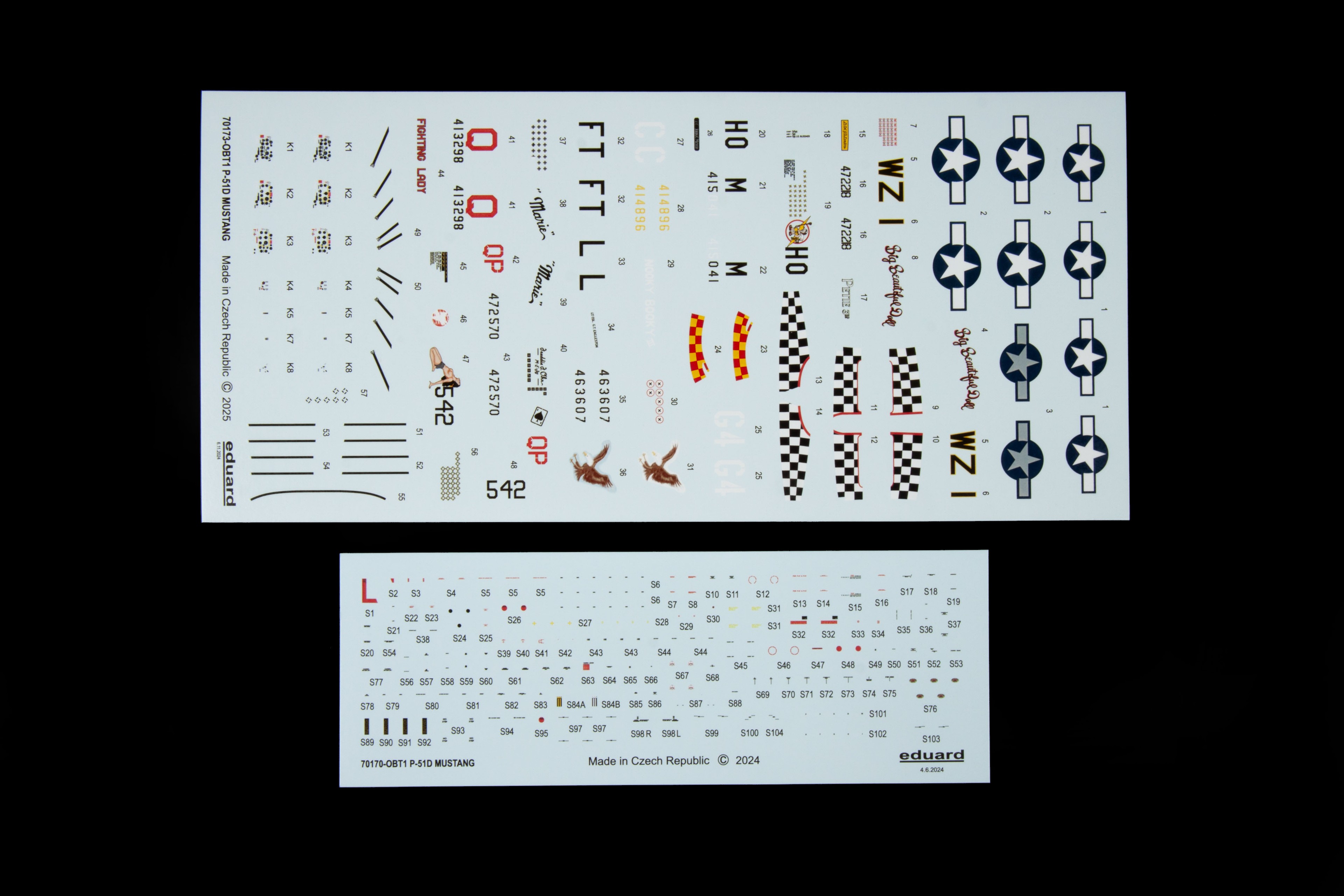 EDUARD 70173 1/72 P-51D Mustang SAVAŞ UÇAĞI MAKETİ