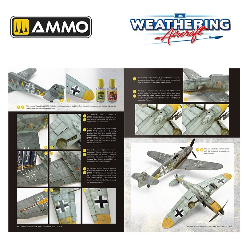 AMMO MIG 5224 THE WEATHERING AIRCRAFT #24 - Messerschmitt Bf 109