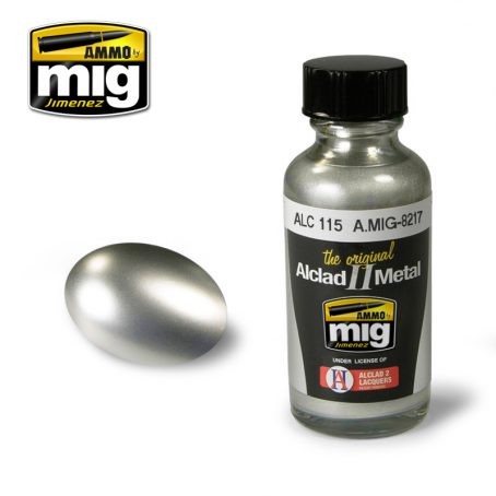 Ammo Mig ALCLAD II Süper Metalik Maket Boyası - 8217 STAINLESS STEEL ALC115