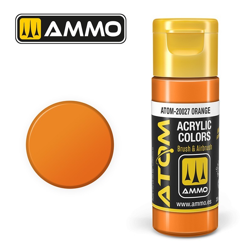 AMMO MIG ATOM 20027 Orange AKRİLİK MAKET BOYASI