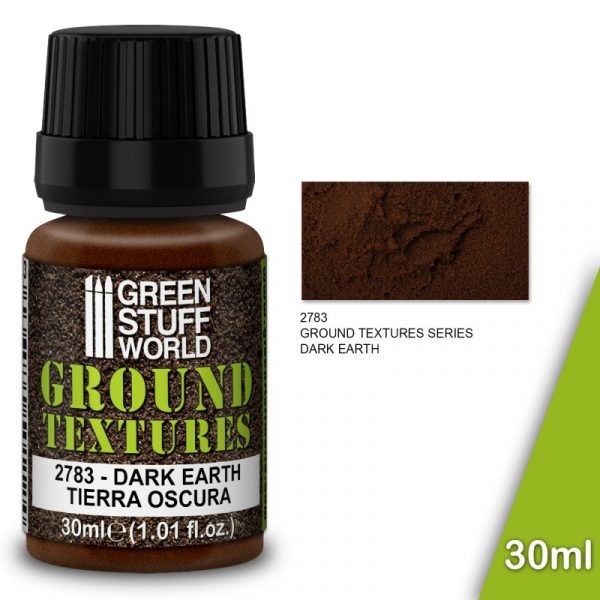 GREEN STUFF WORLD 2783 EARTH TEXTURES DARK EARTH 30ML – KOYU TOPRAK YÜZEY DOKUSU