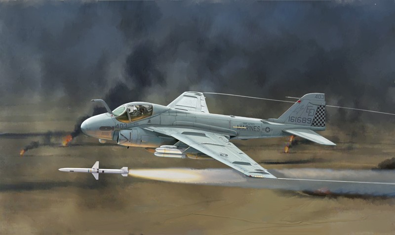 ITALERI 1392 1/72 A-6E TRAM INTRUDER - GULF WAR SAVAŞ UÇAĞI MAKETİ