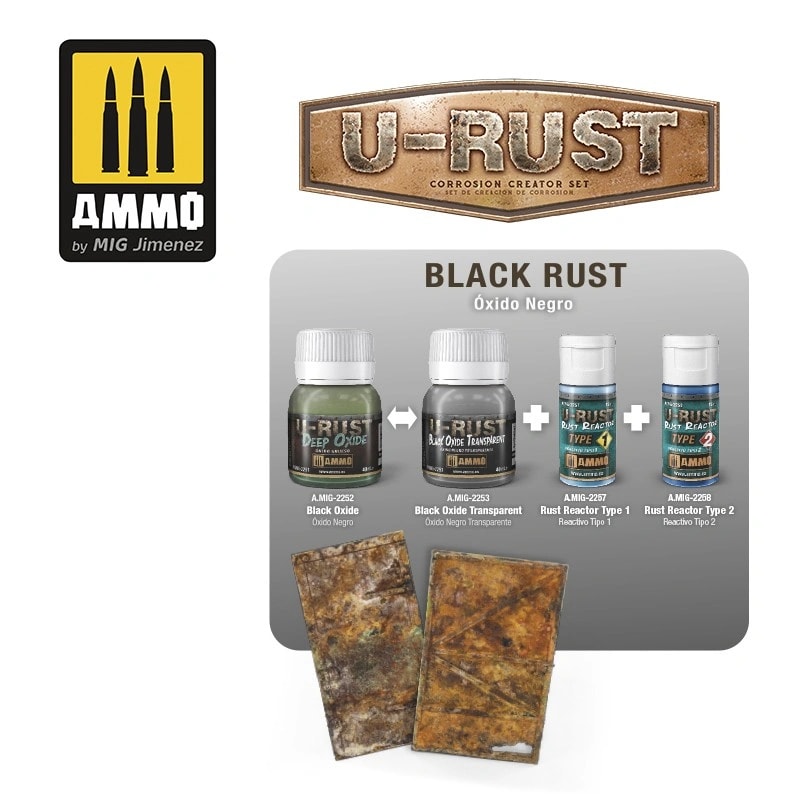 AMMO MIG 7460 U-Rust Corrosion Creator Set Pas ve Korozyon Seti