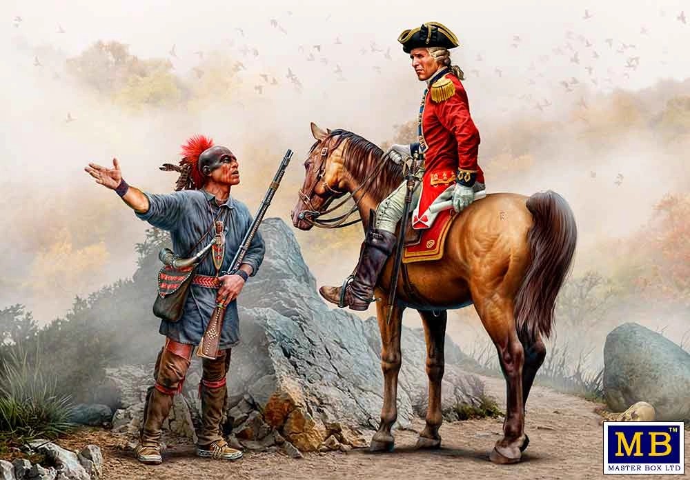 MASTER BOX 1/35 35217 Enemy Movement Report. XVIII. Kit 3.  Indian Wars Series