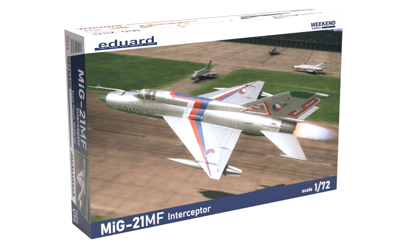 EDUARD 7469 1/72 MiG-21MF Interceptor SAVAŞ UÇAĞI MAKETİ