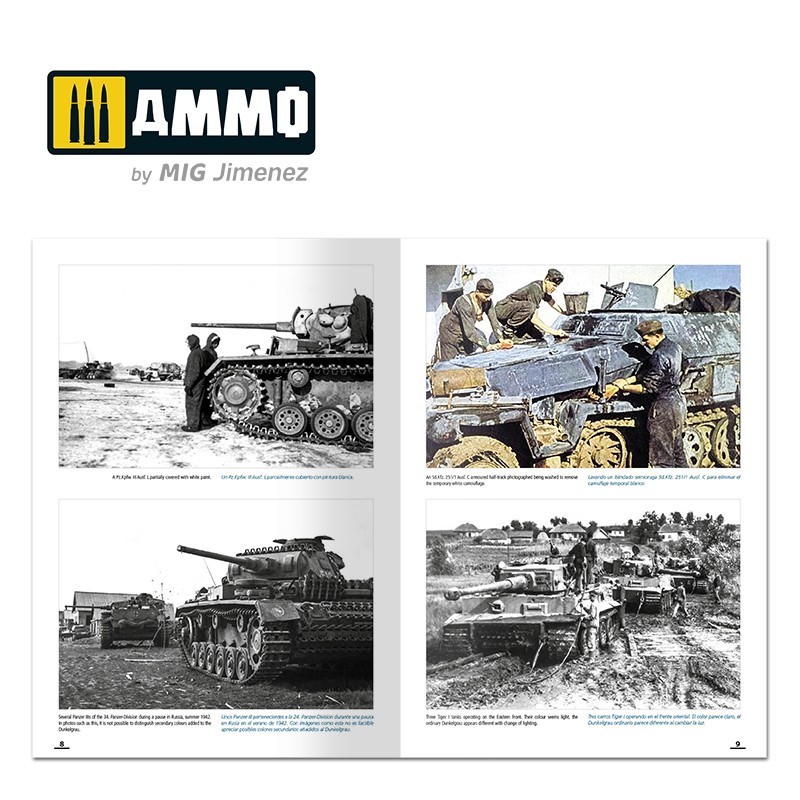 AMMO MIG 6037 How to Paint Early WWII German Tanks İKİNCİ DÜNYA SAVAŞI ALMAN TANKLARI İLK DÖNEM BOYAMA TEKNİKLERİ KİTABI