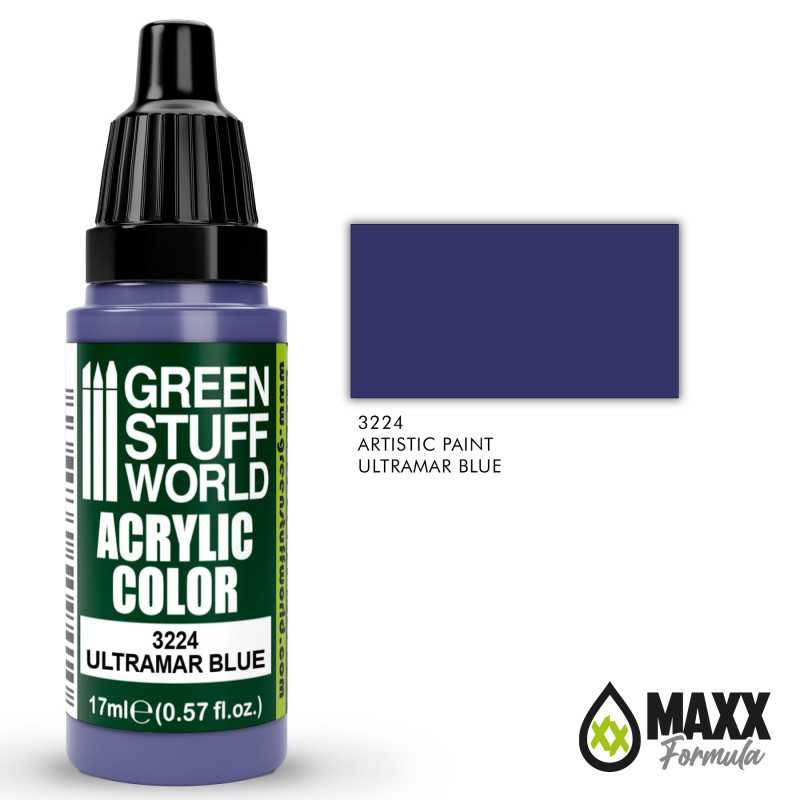 GREEN STUFF WORLD 3224 Acrylic Color ULTRAMAR BLUE MAKET BOYASI
