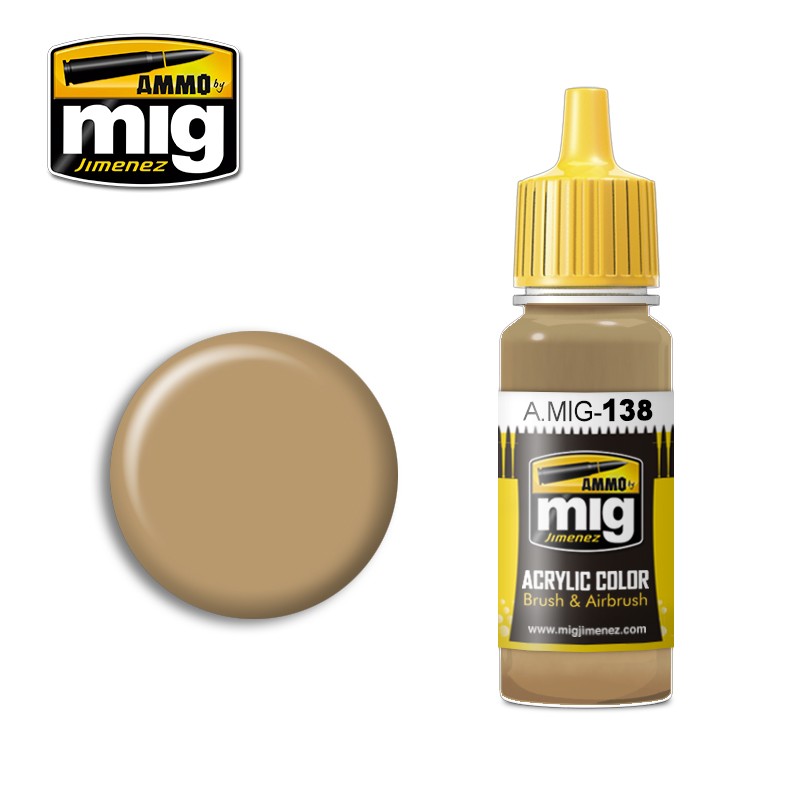 AMMO MIG 0138 Desert Yellow MAKET BOYASI