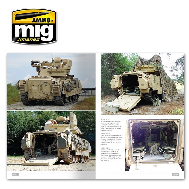 AMMO MIG 5952  M2A3 Bradley Fighting Vehicle in Europe Vol. 2 REFERANS FOTOĞRAFLARI KİTABI