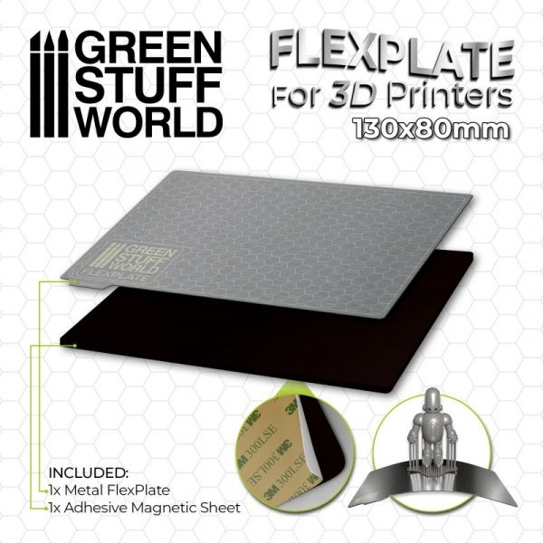 GREEN STUFF WORLD 3083 FLEXPLATES FOR 3D PRİNTERS – 130X80MM