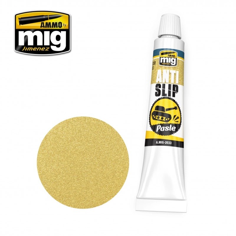 AMMO Mig 2033 ANTI-SLIP PASTE - SAND COLOR FOR 1/35